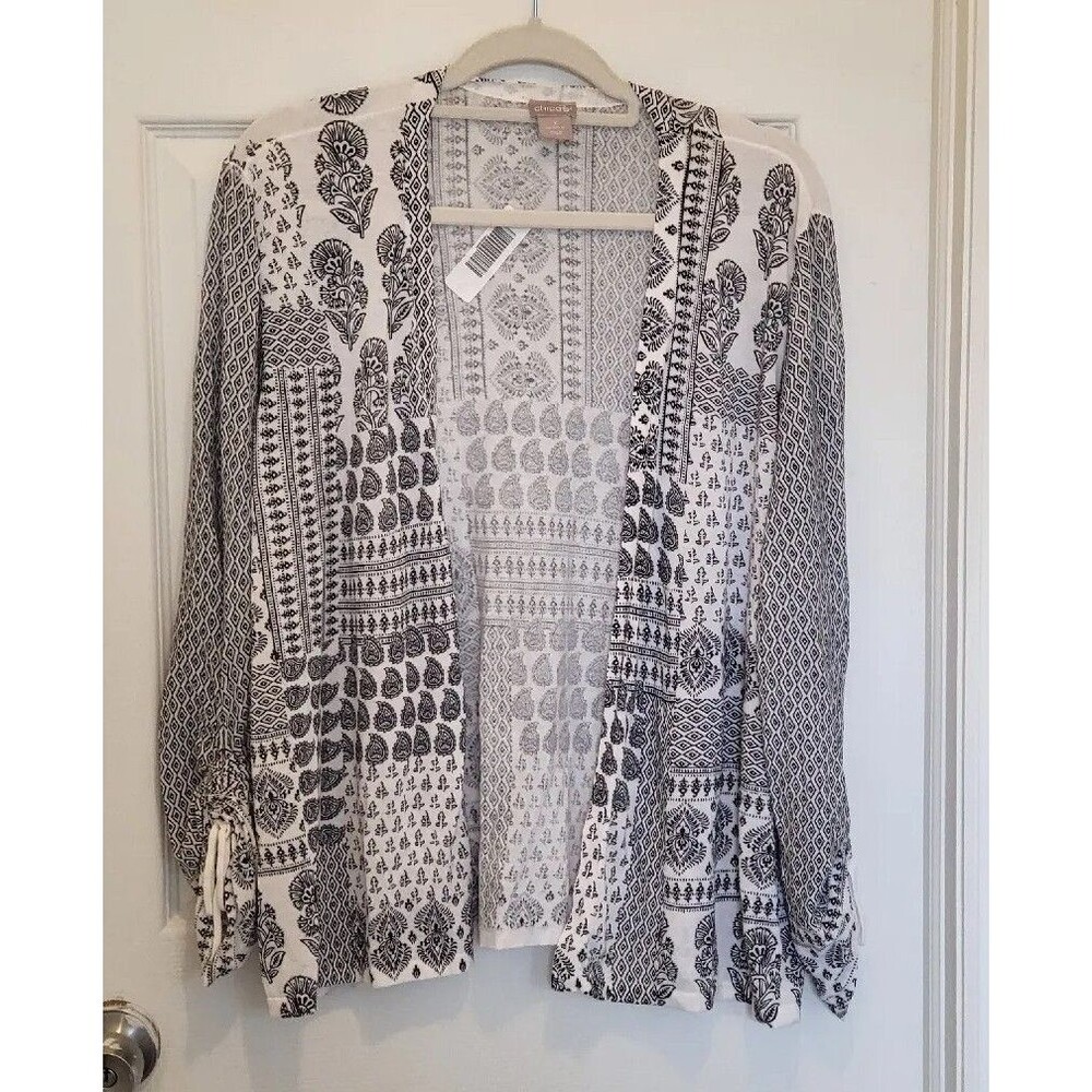 Chico's Geometric Cardigan Size 16 (Chico's 3)